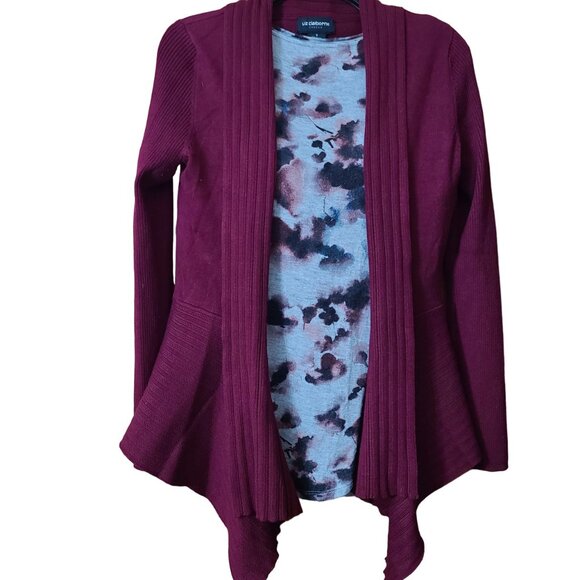 Liz Claiborne Career Open Front Sweater - Size S - Picture 1 of 7